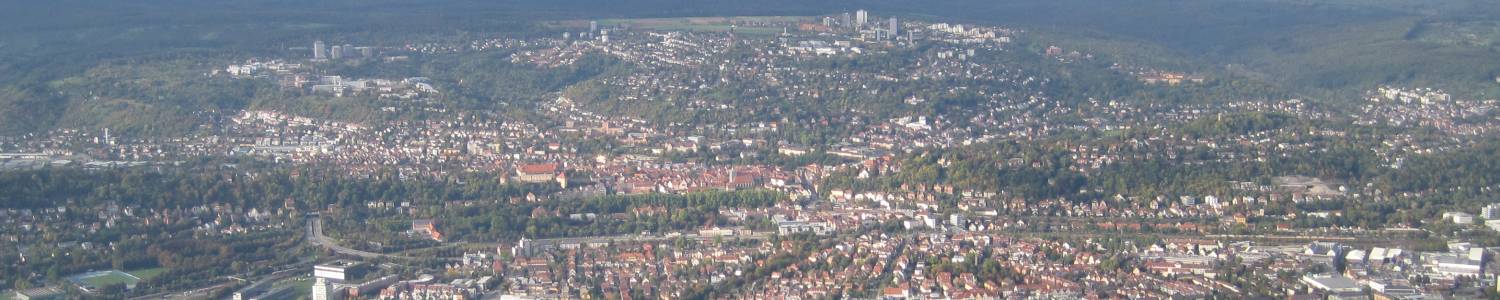 Tuebingen as seen during our ballon ride